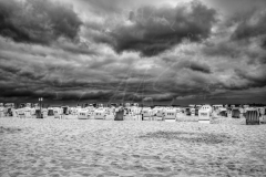 Unwetter am Strand